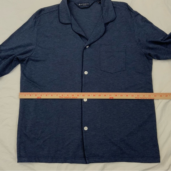 Hart Schaffner Marx Navy Blue Long Sleeve Button Up Sleepwear Shirt S or XL
New - Picture 12 of 16